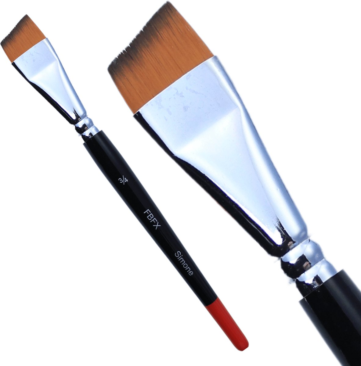 FBFX Schmink Penseel Simone ¾ | Kortharig Schuin Penseel ¾